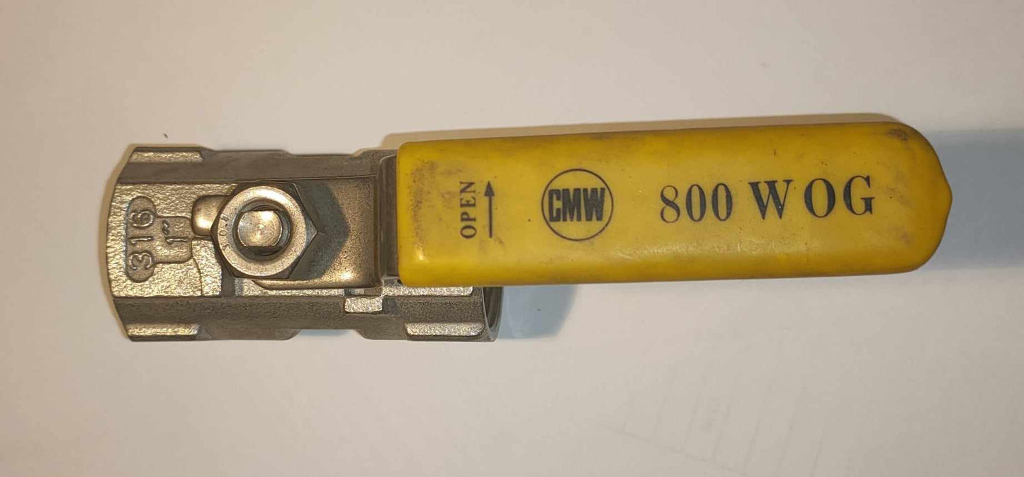 Ball Valve - Stainless Steel - Imported Special - 25mm