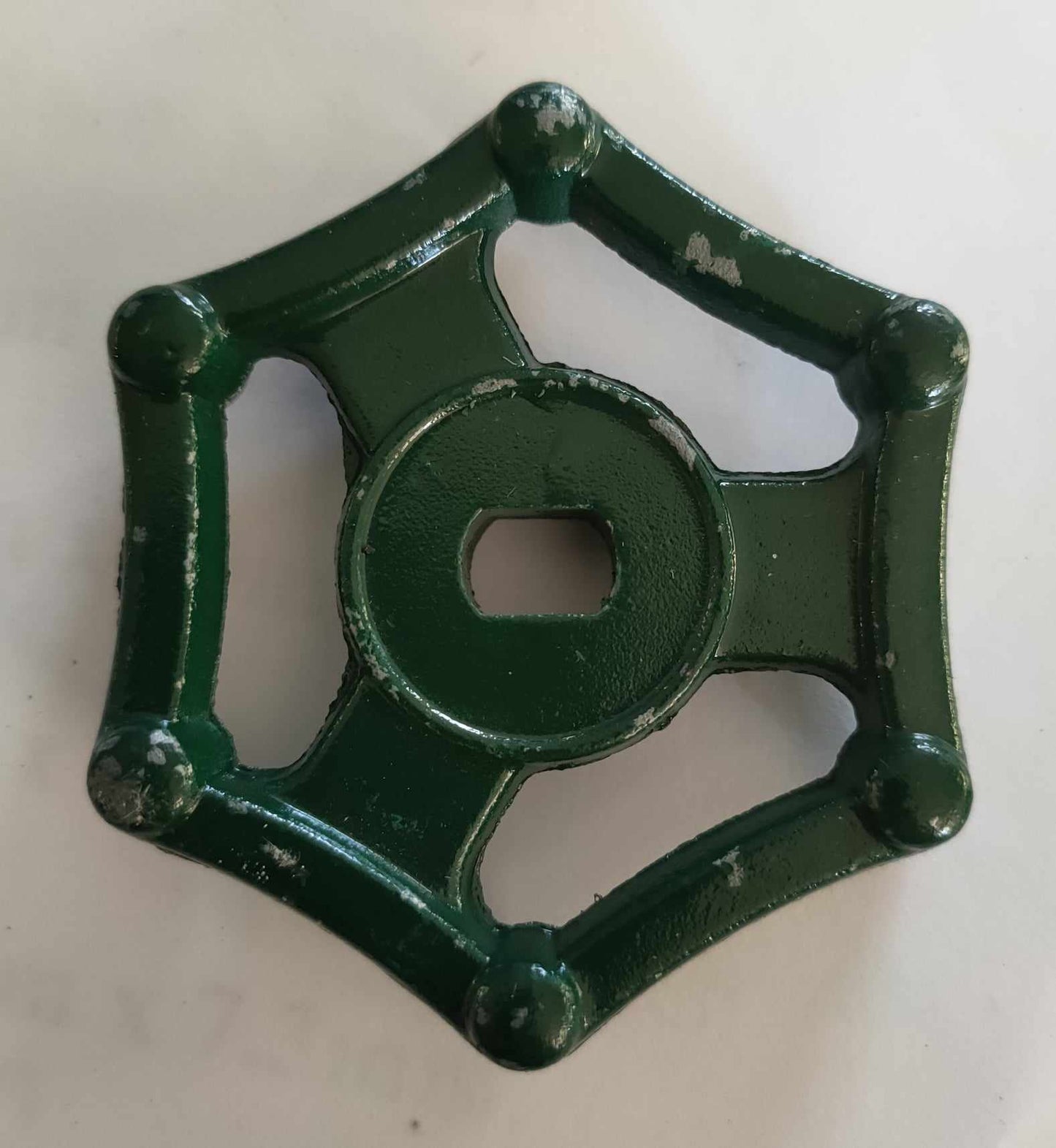 Handwheel #2A 63mm Diameter 6.8mmx10mm "D" Insert Zincalum