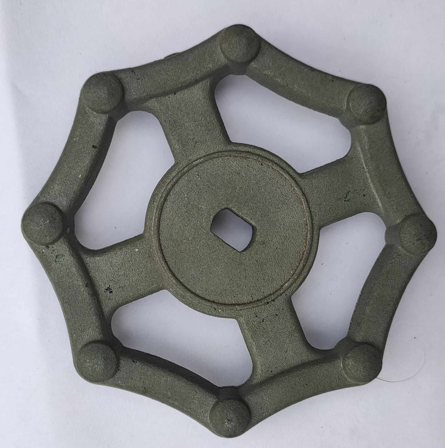 Handwheel #3A 90mm Diameter 6.6mmx10mm "D" Insert Zincalum