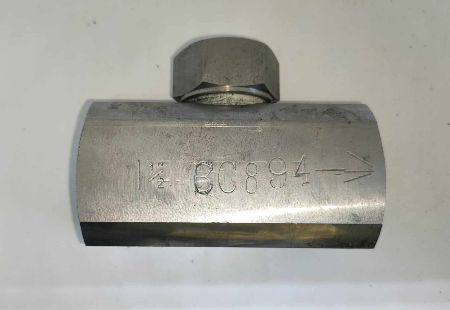 Ball Check Valve - Stainless Steel - Screwed BSPT - CC894 - 40mm