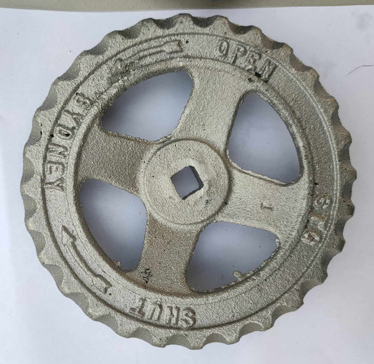 Handwheel #9 145mm Diameter 12mm Insert Aluminium